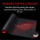 ASUS ASUS ROG Sheath Extended Soft Cloth Gaming Mouse Pad with Smooth Gliding Surface and Non-Slip Base - Black/Red 2