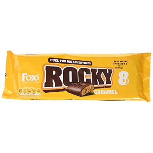 Fox's Rocky Caramel Chocolate Biscuit Bars, 169g