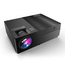 JIMTAB M18 Upgraded Native 1080P LED Video Projector,Realistic Color HD Projector with 300Display Support SD,AV,VGA,USB,HDMI, Compatible with Xb