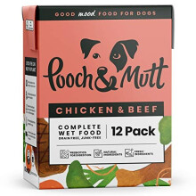 Pooch & Mutt - Wet Dog Food (Grain Free), Complete & Fresh, Chicken & Beef, 12x375g