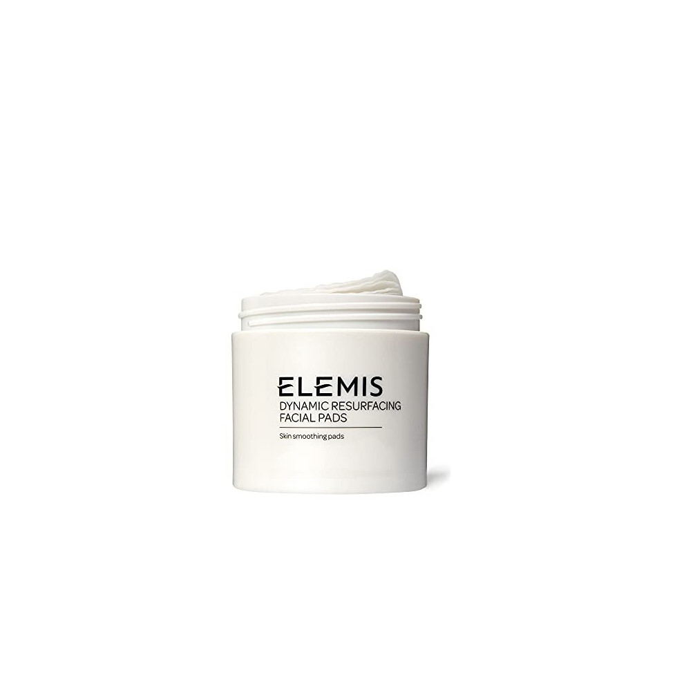 ELEMIS Dynamic Resurfacing Facial Pads | Gentle Dual-Action Textured Treatment Pads Conveniently Smooth, Resurface, and Exfoliate Skin | 60 Count