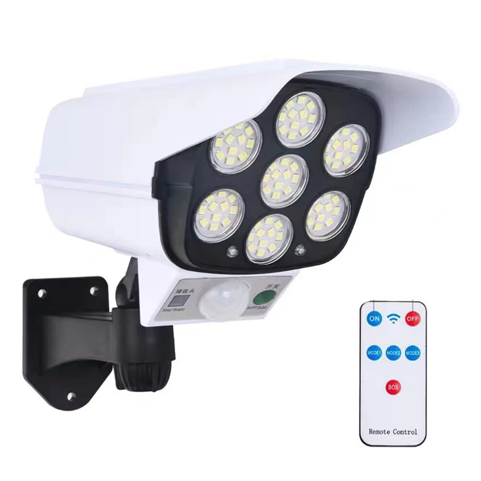 Remote Control Solar Light Fake Monitor Lamp Induction Wall lamp Waterproof  Dummy Camera Outdoor Wall Light