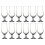 (12) Pasabahce 385ml Stemmed Drinking Beer Glass Glass 1