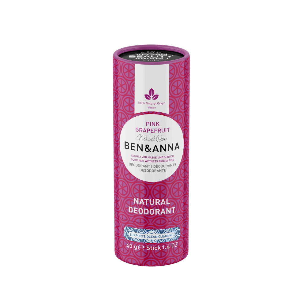 Ben & Anna Pink Grapefruit Natural Soda Deodorant 40G