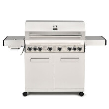 CosmoGrill 6+2 Platinum Stainless Steel Gas Outdoor Garden Grill BBQ