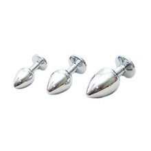 3 tapones de plata con joyas pequeas, medianas y grandes. Diamante de cristal