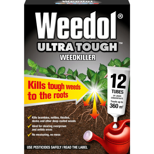 Weedol Weedol Ultra Tough Weedkiller Liquid Concentrate Tubes x12