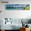 (Silver, 24x8 Inch) Panoramic Size Thin Matt Silver Picture Frame Wall Art Frames Flat Wooden Effect Poster Frame 1