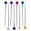 (10) 40 Pieces Pearl Head Sewing Pins for Dressmaking, DIY Craft Projects, 38mm x 0.6mm, 8 Colours 3