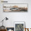 (Silver, 24x8 Inch) Panoramic Size Thin Matt Silver Picture Frame Wall Art Frames Flat Wooden Effect Poster Frame 2