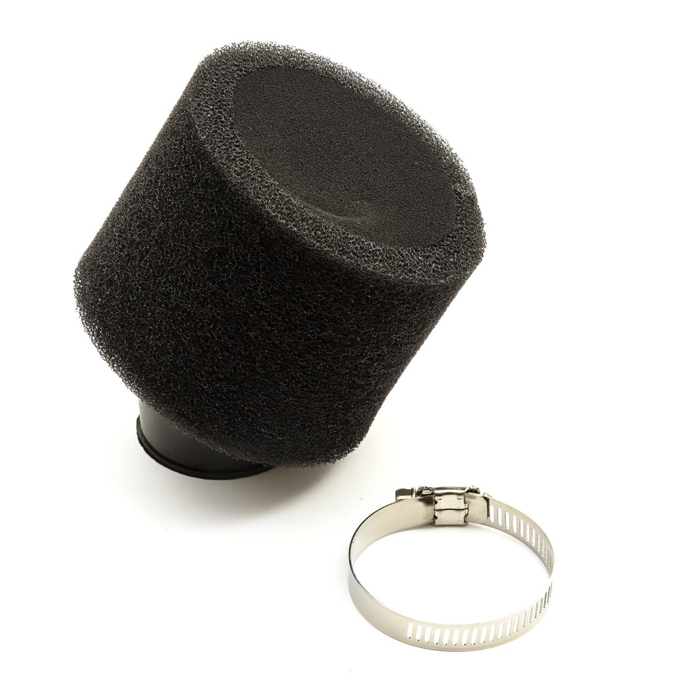 38Mm Quad Bike / Atv Air Filter Performance Foam Style Angled Neck Black 5056213516444