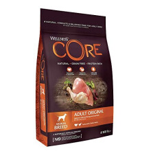 Wellness CORE Original, Dog Food Dry, Grain Free - Turkey & Chicken, 10 kg