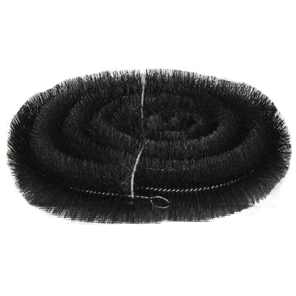 Black Gutter Brush Leaf & Moss Guard (4m)