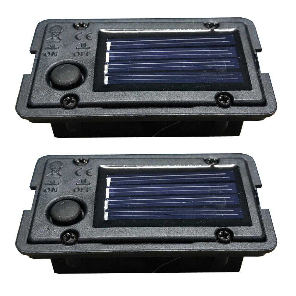 Set of 2 Replacement Garden Solar LED Light Boxes