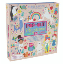 Floss & Rock Kids Rainbow Fairy Children's Portable Puzzle Pop Out Play Scene