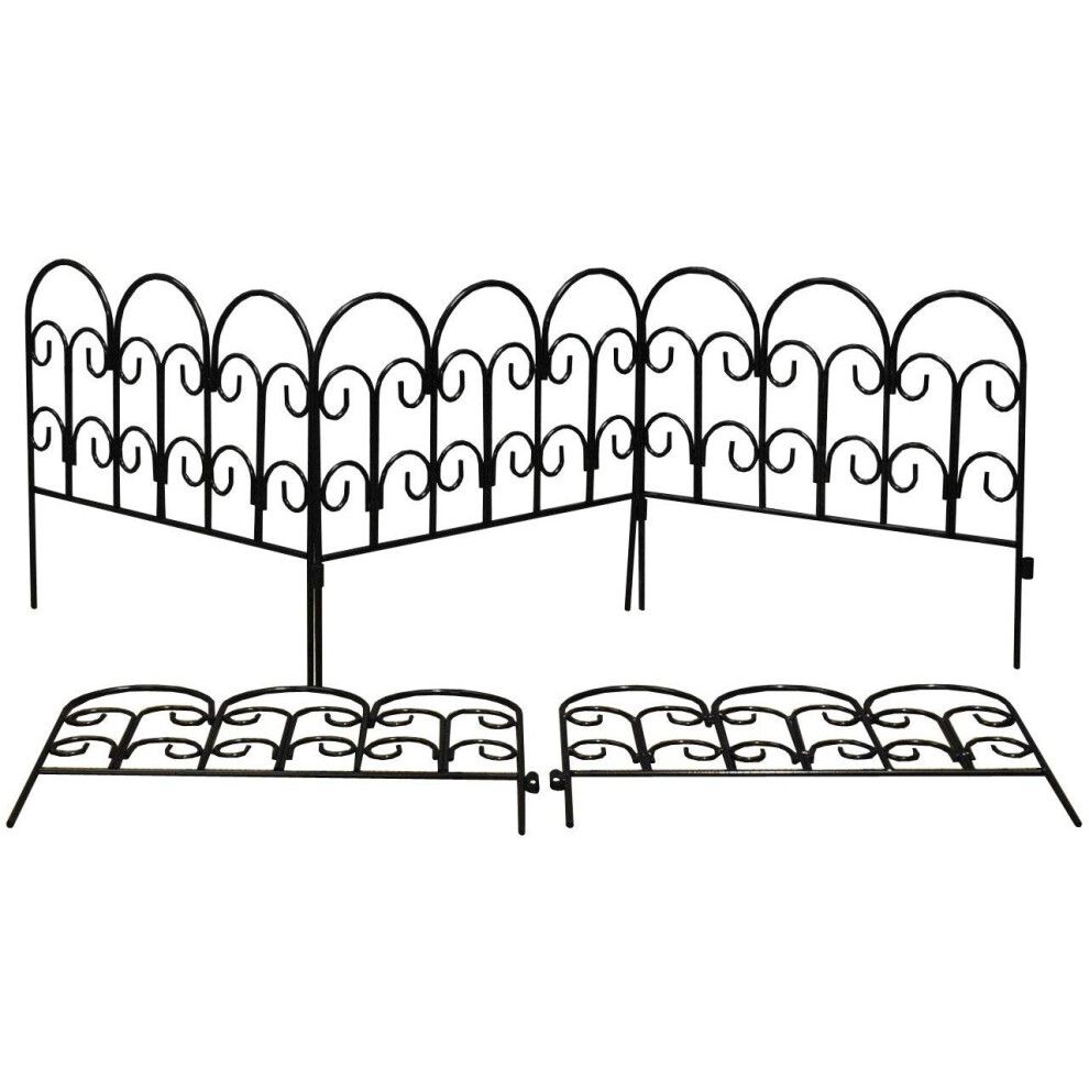 Richmond Steel Garden Lawn Edging (45cm x 41cm) - 5 Panels