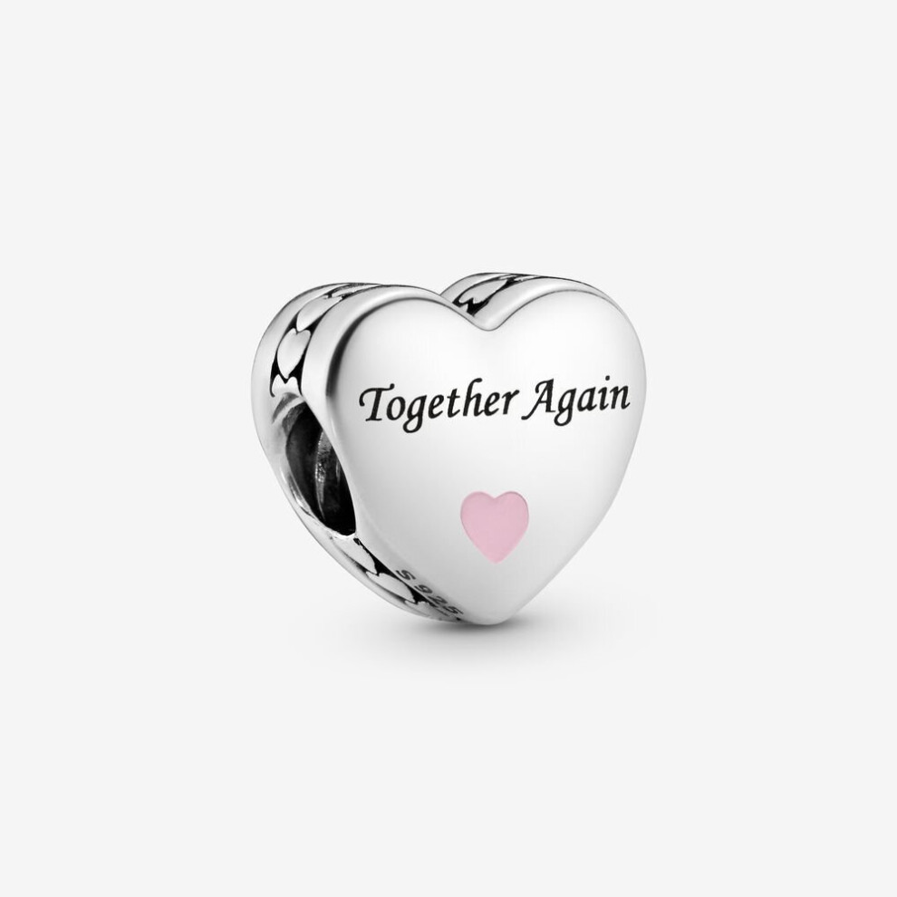 Pandora Heart Charm Together Again Sterling Silver 792015C00_E051