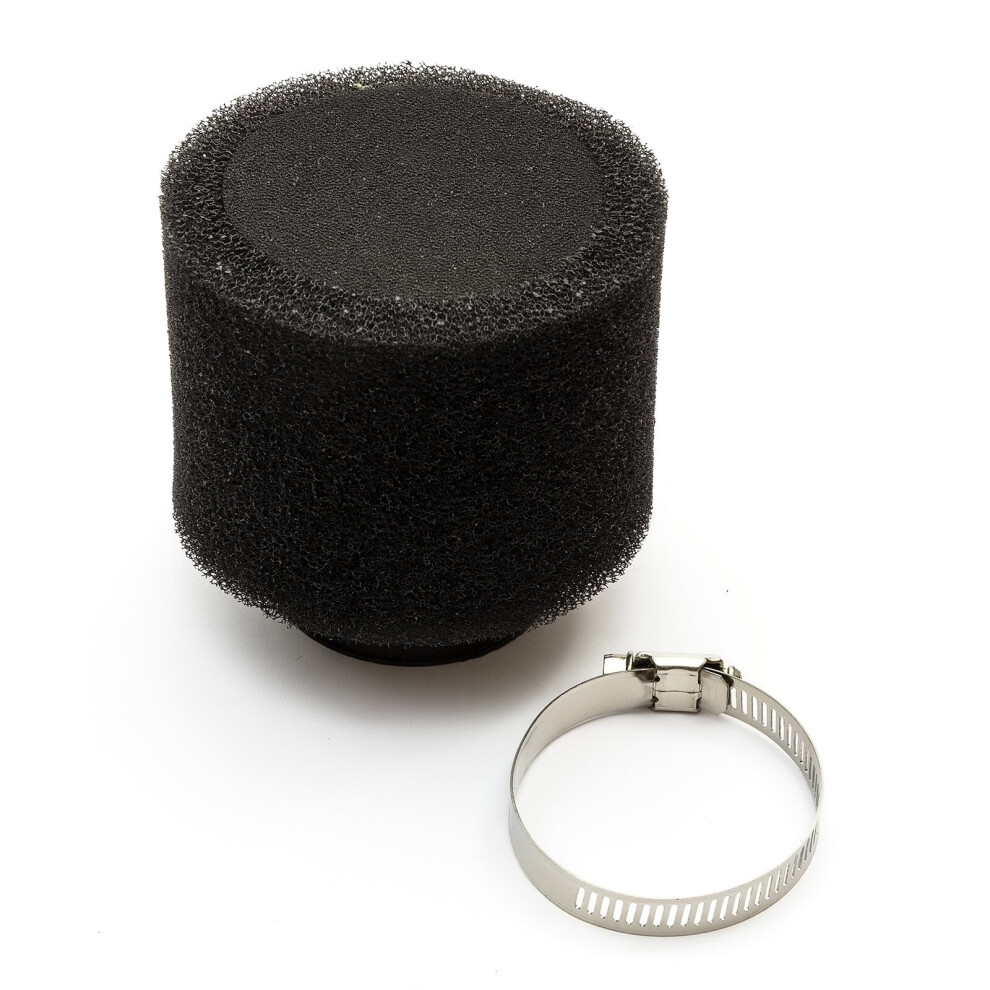 48Mm 50Mm Quad Bike Air Filter Performance Flow Double Foam Straight Neck Black 5056499473080