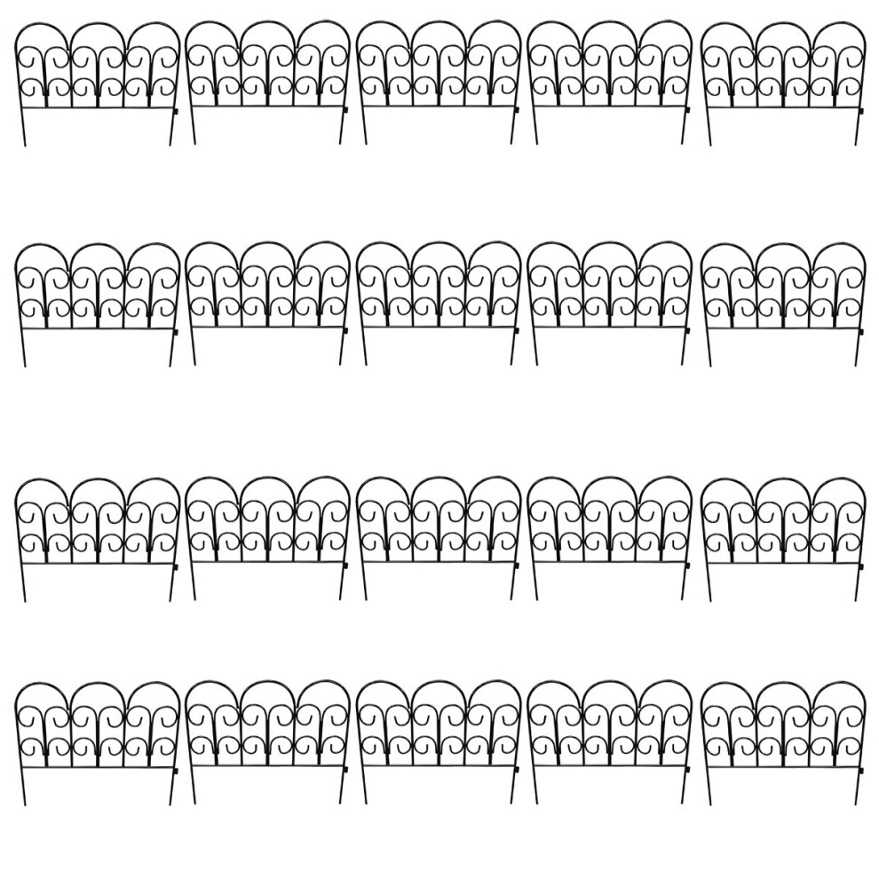 Richmond Steel Lawn Edging Panels (45cm x 41cm) - 20 Panels