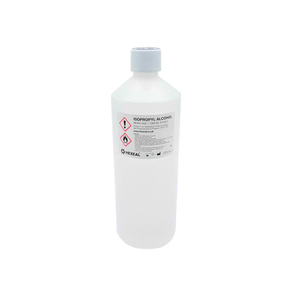 Hexeal IPA 99.9% | 1L | Lab Grade | Isopropyl Alcohol/Isopropanol 99.9%