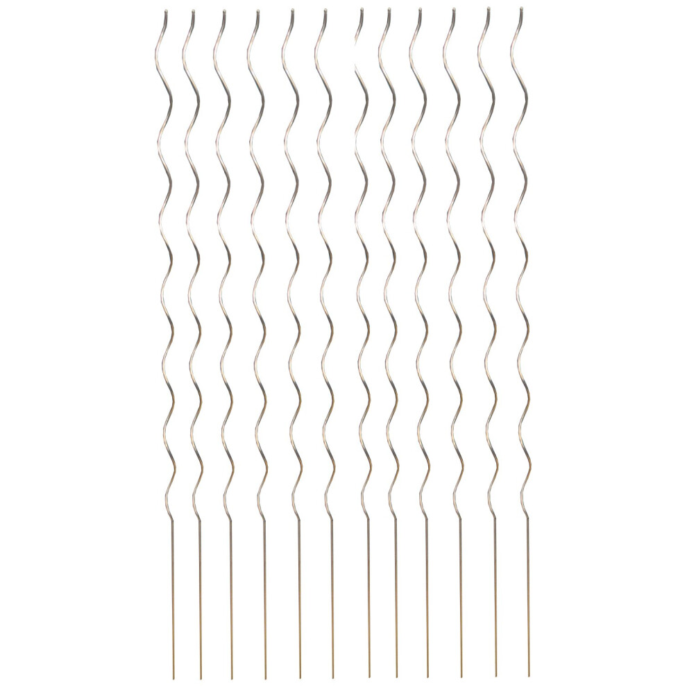 Tomato Spiral Climbing Plant Support Metal Stakes Set of 12 (1.6m)