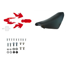 Non Genuine Red Plastics Seat Bolts Set CRF50 50cc 110cc 125cc 140cc Pitbike