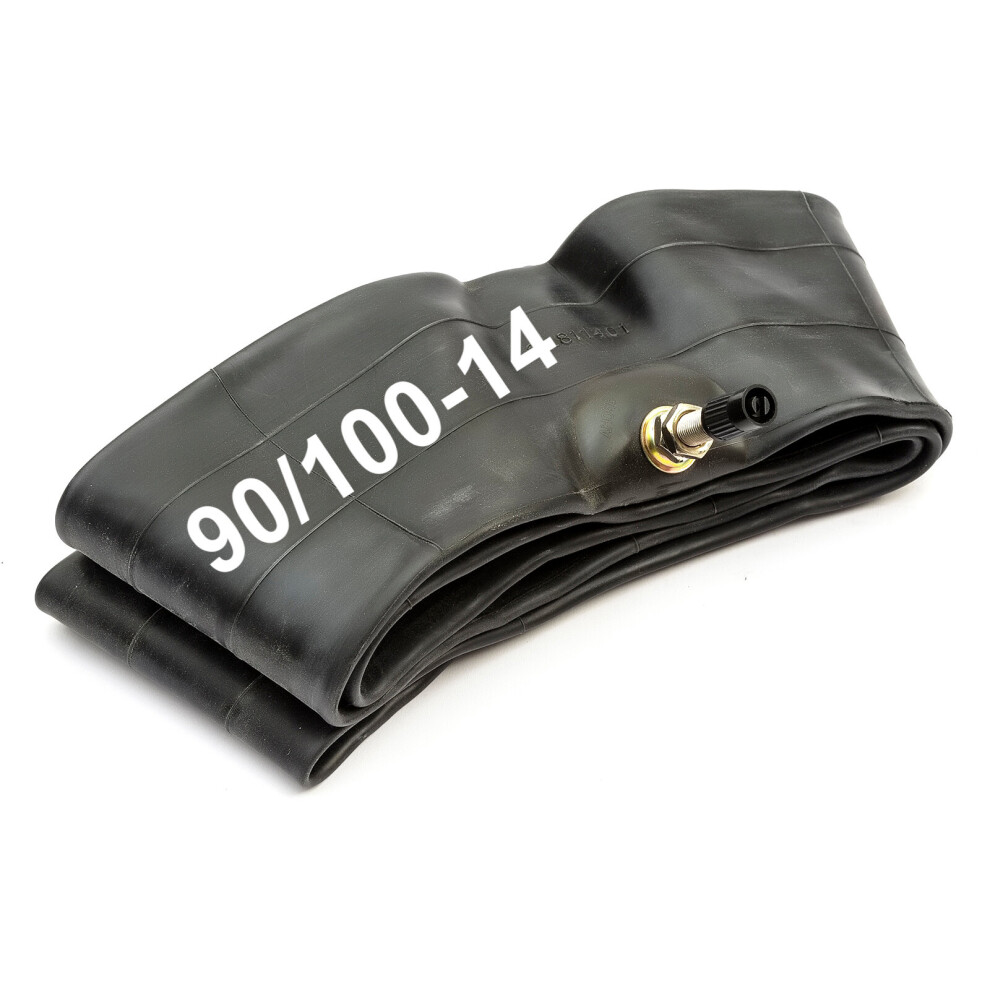 Inner Tube 90/100-14 Butyl Rubber Straight Valve Motorcycle 5056213555191