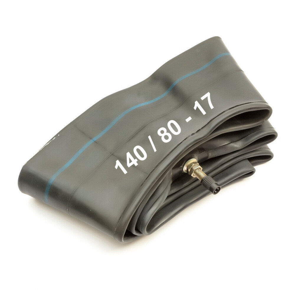 Heavy Duty 140/80-17 Inner Tube 17 Inch Butyl Rubber Straight Valve Motorcycle 5056213562403
