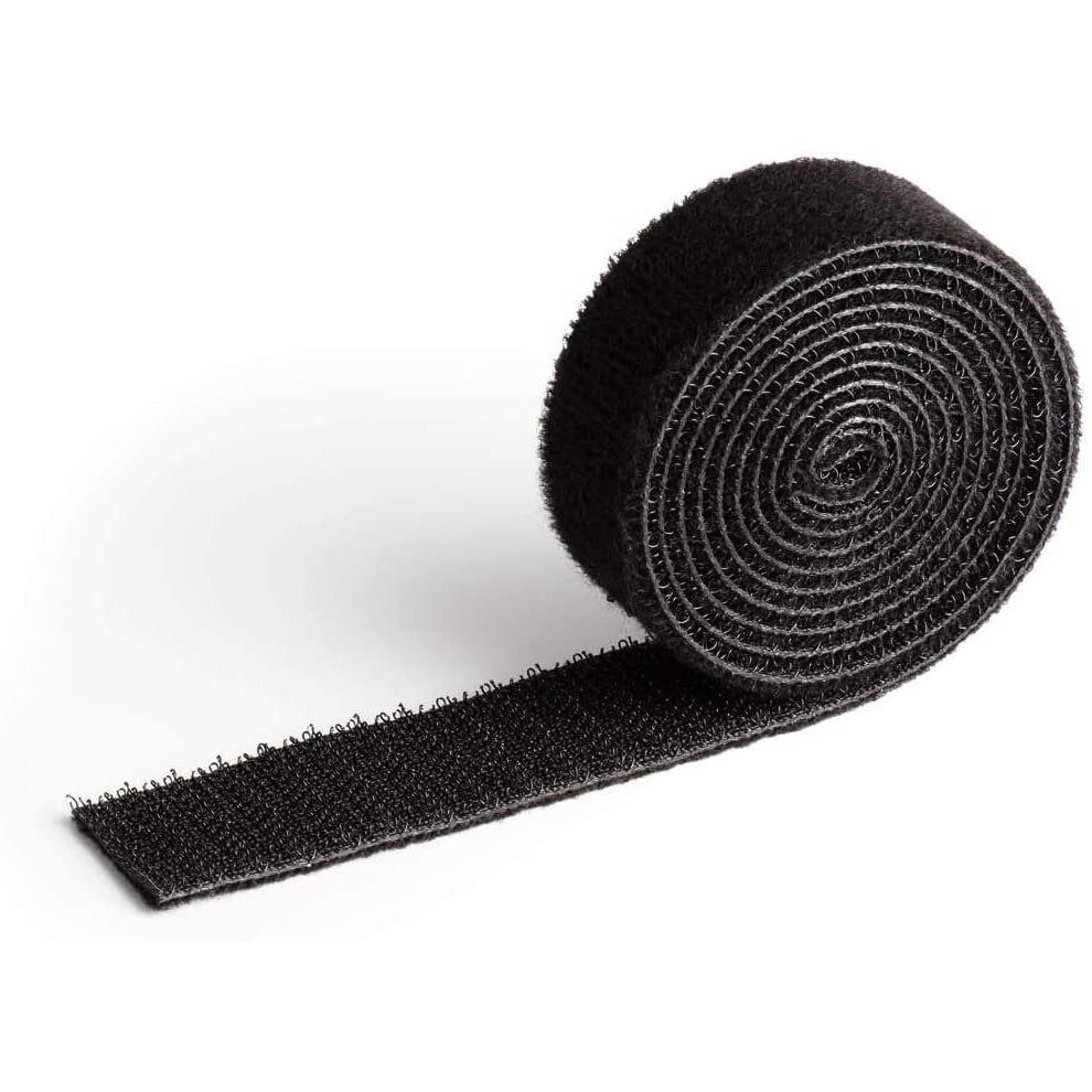 Durable Cavoline Cable Management Hook And Loop Cable Tie | Reusable Self-Gripping Tape For Quickly Bundling And Tidying Cables | 1 Metre Roll In 4005546991207