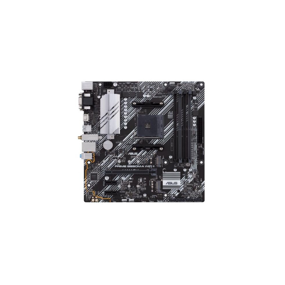 Asus Prime B550m-A Wifi Ii Amd B550 Am4 Micro Atx 4 Ddr4 Vga Dvi Hdmi Wi-Fi Pcie 90MB19X0-M0EAY0