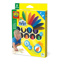 Ses Creative Children's My First Crayons 8 Coloured Crayons 1 To 4 Years 14488 14488