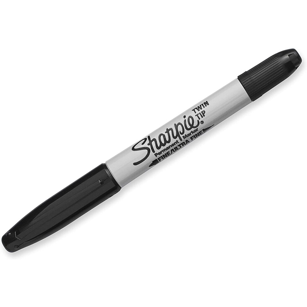 Sharpie Twin Tip Permanent Marker - Black