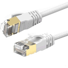 Reulin 6M Cat 7A Ultra Slim - Gigabit Ethernet Network Lan Cable Speed Up to 40Gbs-1000MHz Compatible With Cat5 Cat6 Cat7 Cat7A+ Switch Router Modem