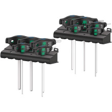 WERA 05023451001 454/10 HF Imperial 1 T-Handle Screwdriver Set