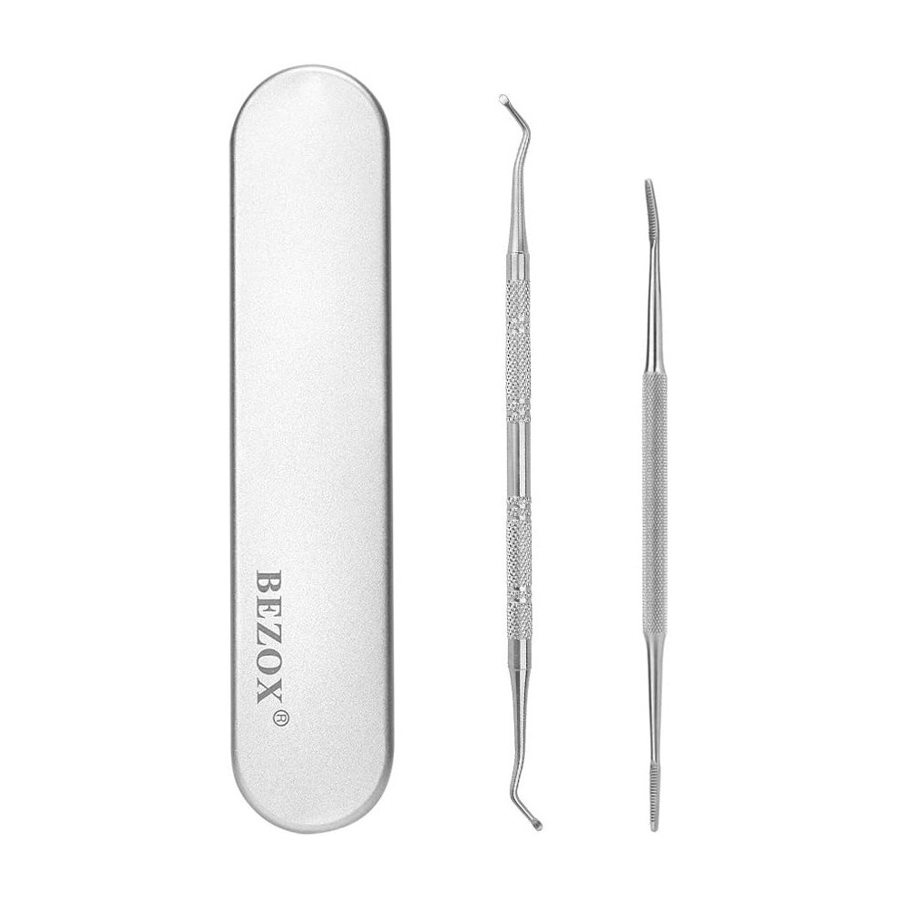Bezox Ingrown Toenail File & Lifter Set- Podiatrist Preferred Ingrown Toenail Treatment Tool