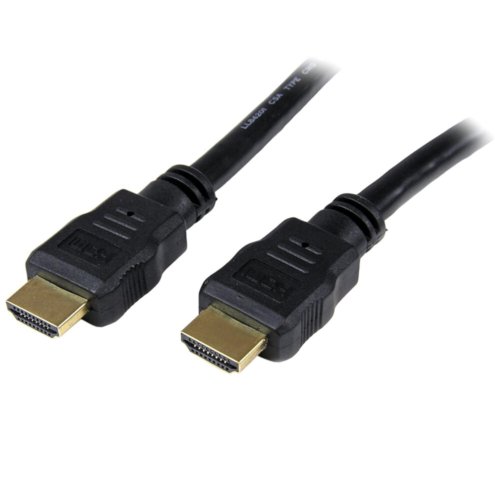 StarTech.com 1.5m High Speed HDMI Cable – Ultra HD 4k x 2k HDMI Cable – HDMI to HDMI M/M - 5 ft HDMI 1.4 Cable - Audio/Video Gold-Plated