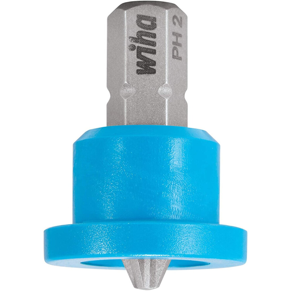 Trend SNAP/DWIPH2/2 25mm Long No.2 Phillips Insert Bits with Plastic Depth Collar for Drywall Screws, Silver