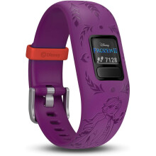 Garmin vivofit Jr. 2 Disney Frozen 2 Anna Fitness Activity Tracker for Kids, Adjustable Band - Purple