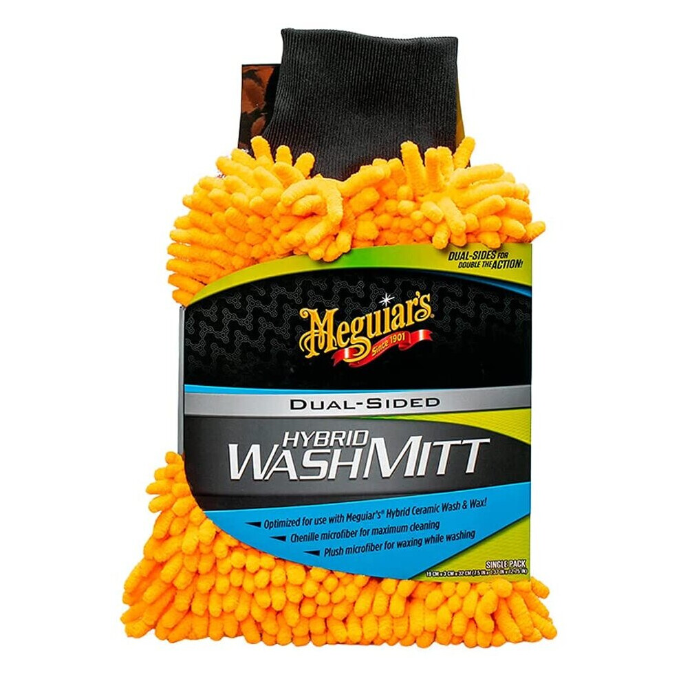 Meguiar's X210200eu Hybrid Microfibre Wash Mitt 070382016050
