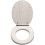 Croydex Croydex WL605122H Flexi-Fix Toilet Seat, White Oak Effect, Universal Fitting 4