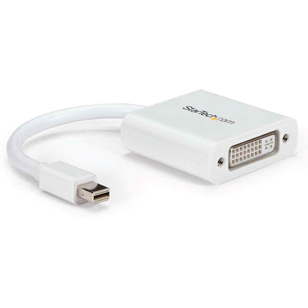 Startech.com Mini Displayport To Dvi Adapter – – 1920 X 1200 – Mini Dp To Dvi Converter For Your Mac Or Windows Computer (Mdp2dviw) White