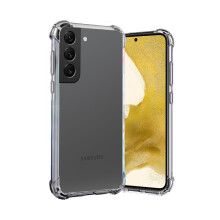 (Clear) For Samsung Galaxy S22 5G Case Silicone Gel Phone Cover