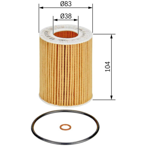 Bosch Bosch P7003 - Oil Filter Car 1