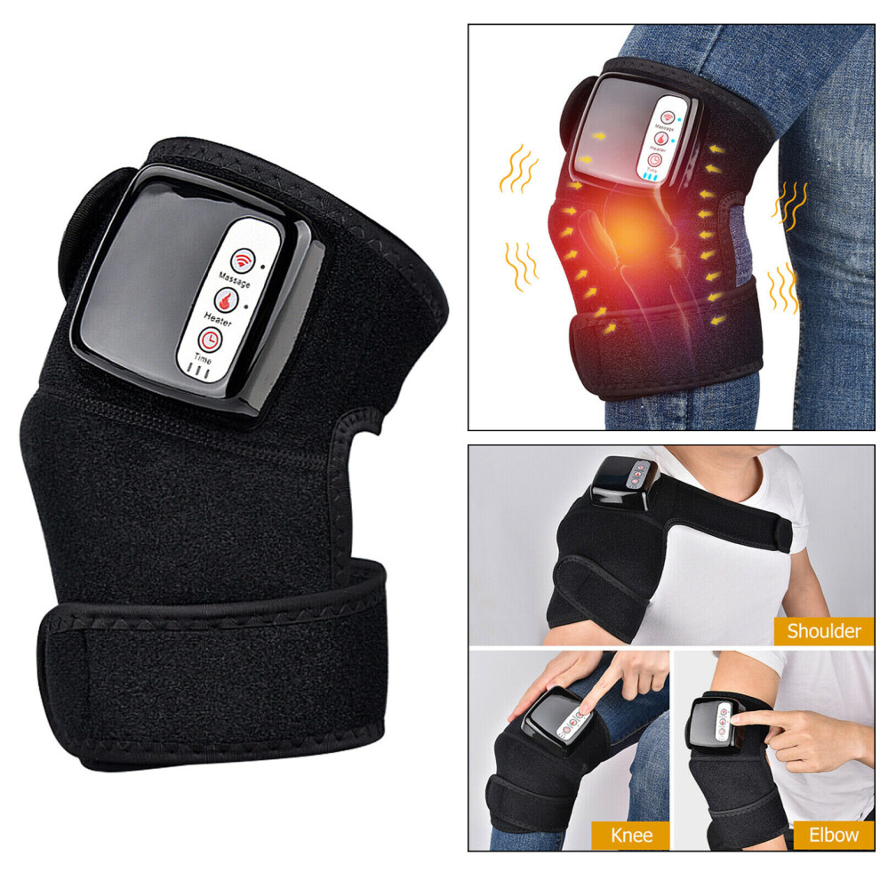 Electric Far Infrared Heat Pain Relief Relax Back Knee Joint Massager