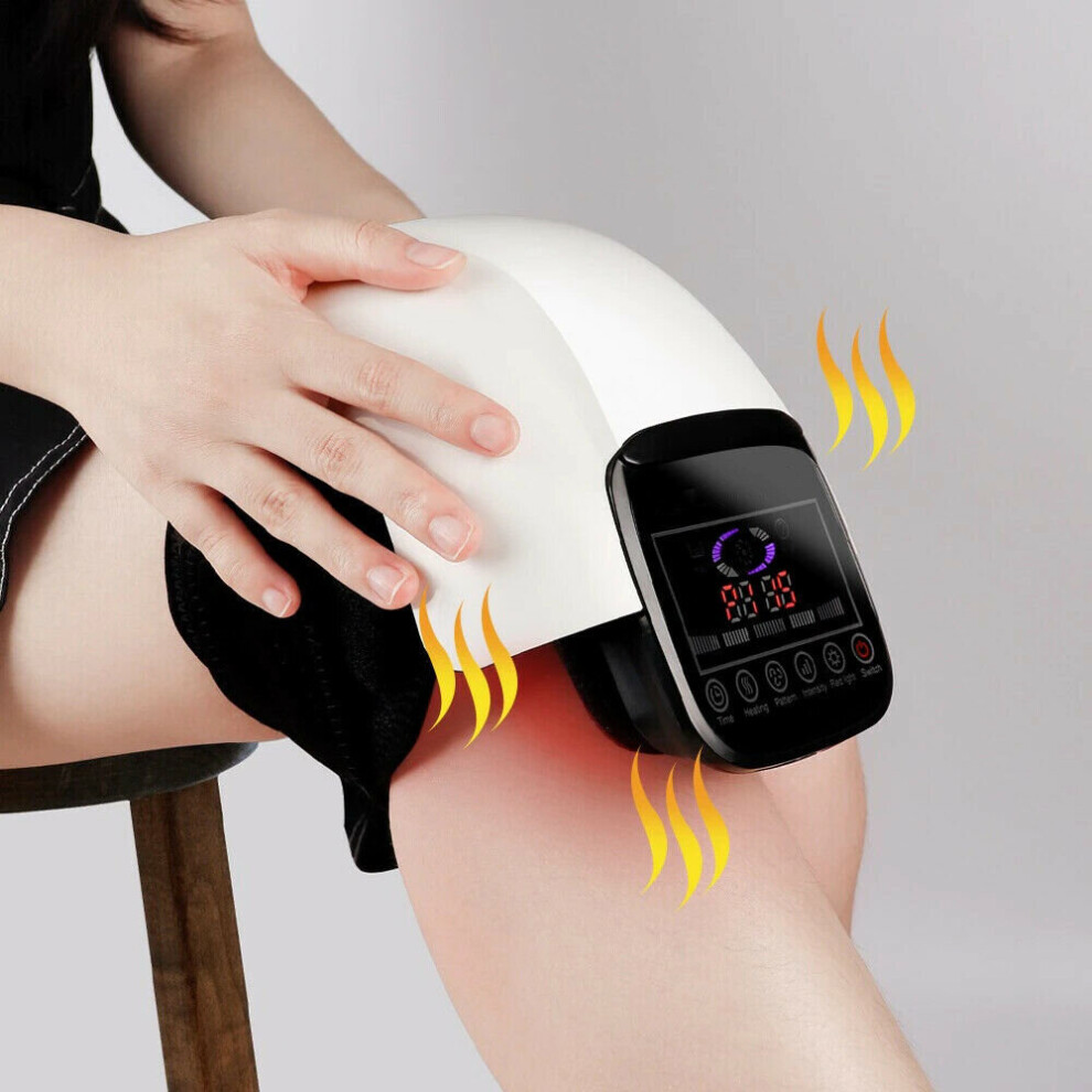Wt Red/Light Physiotherapy Hot Press Massager Pain Relief Relax Joint Knee Massage