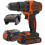Black + Decker BLACK+DECKER BCD700S2K-GB Cordless Combi Drill, 18 V, Orange 1