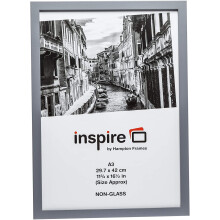 Hampton Frames Poster Frame, Wood, Grey, A3 (30x42cm)