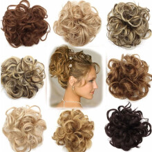 Scrunchy Scrunchie Bun Updo Hairpiece Hair Ribbon Ponytail Extensions Hair Extensions Wavy Curly Messy Hair Bun Donut Hair Chignons Hair Piece Wig