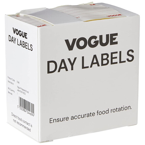 Vogue E148 Prepped Product Labels (Pack of 500) 1