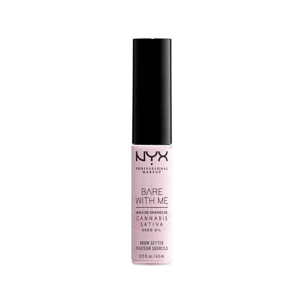 NYX Professional Makeup Bare with Me Hemp Brow Setter, for Eyebrow Shaping, Soft to Firm Hold, Conditioning Hemp Seed Oil, Clear Finish
